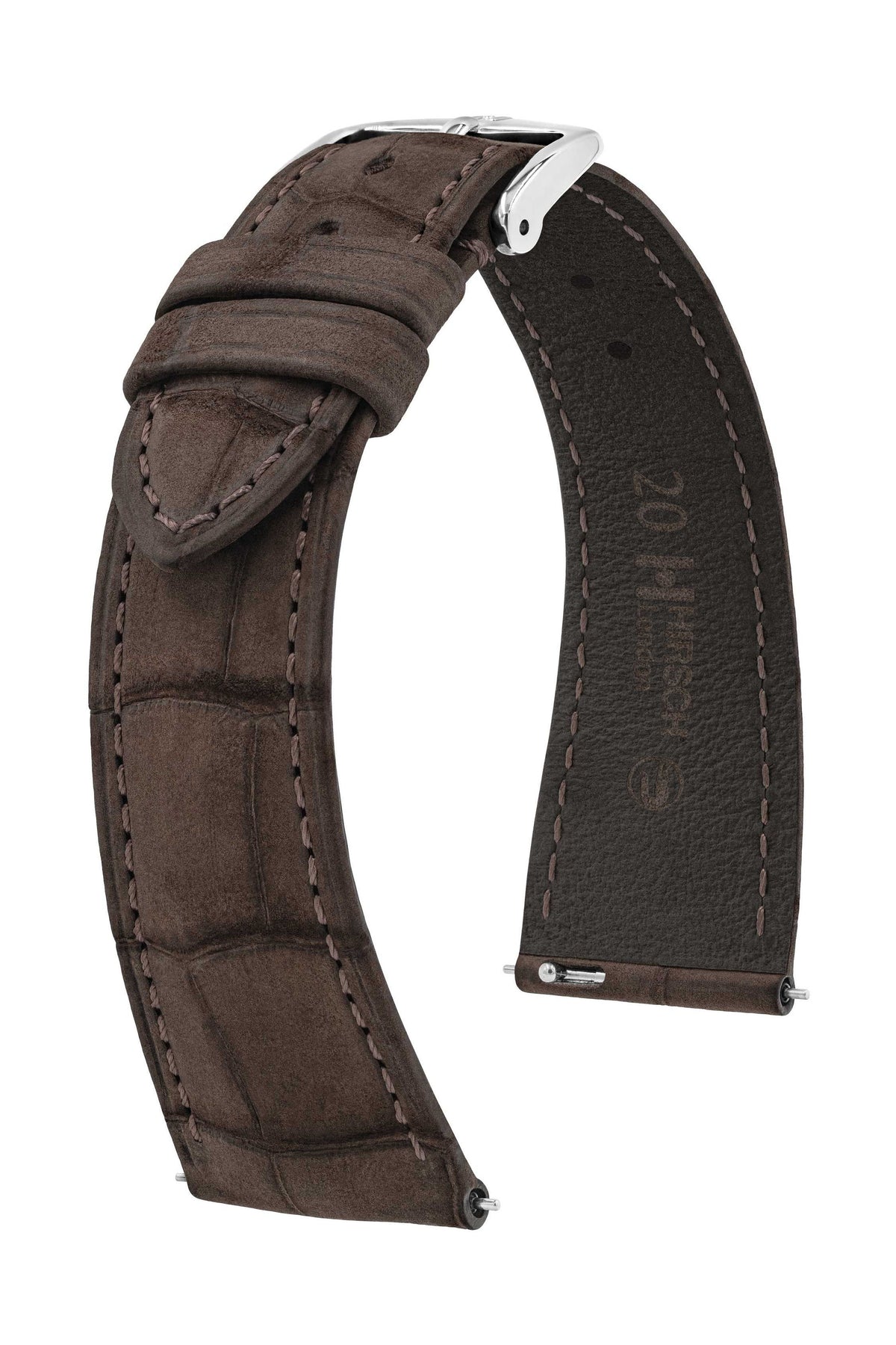 Hirsch London Nubuk kelloranneke, ruskea