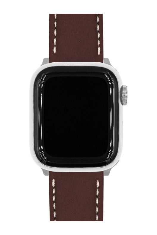 Hirsch Mariner for Apple Watch kelloranneke, ruskea
