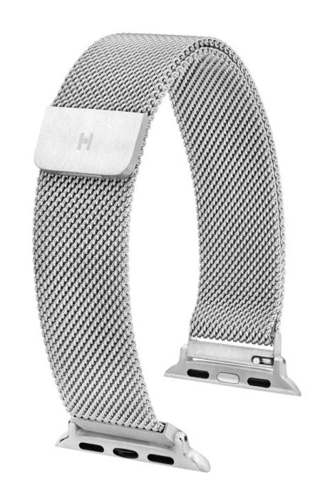 Hirsch Milanaise for Apple Watch kelloranneke, hopea