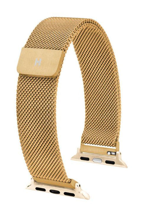 Hirsch Milanaise for Apple Watch kelloranneke, kulta