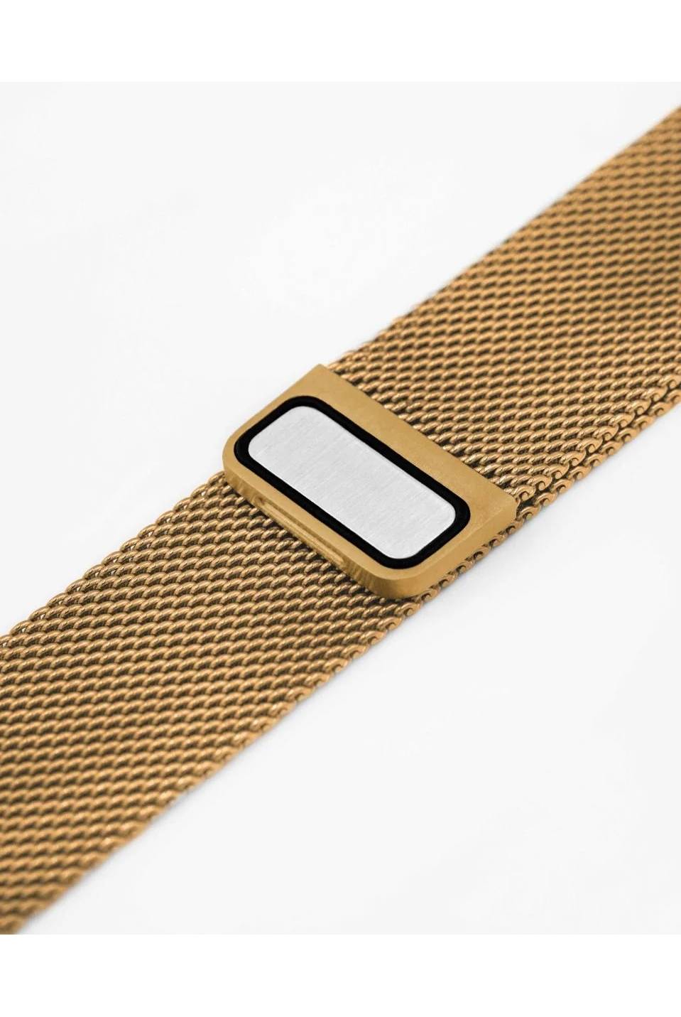 Hirsch Milanaise for Apple Watch L Gold kellon ranneke