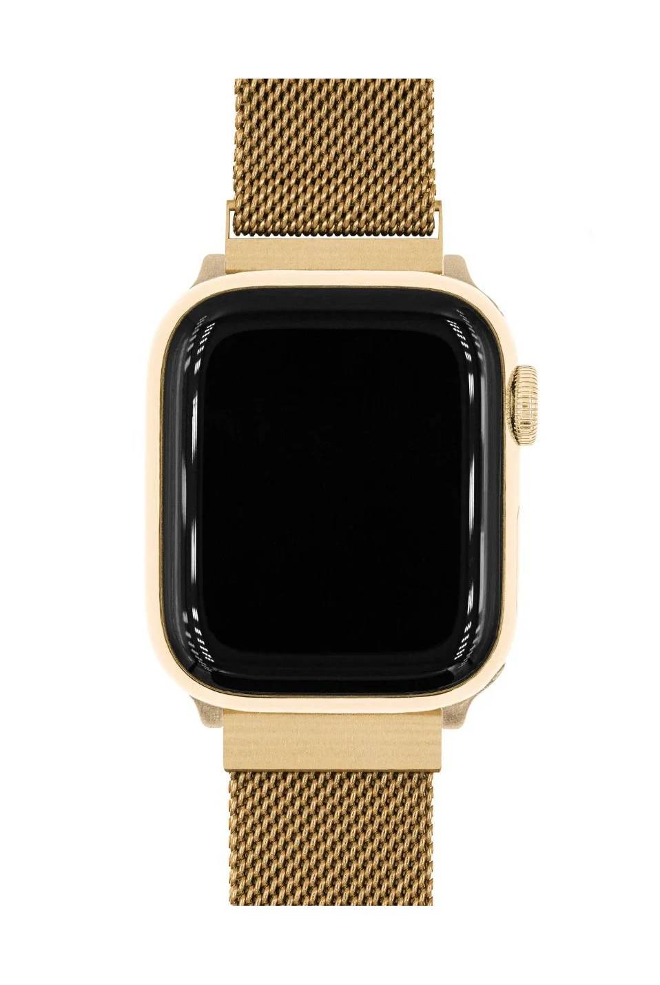 Hirsch Milanaise for Apple Watch L Gold kellon ranneke