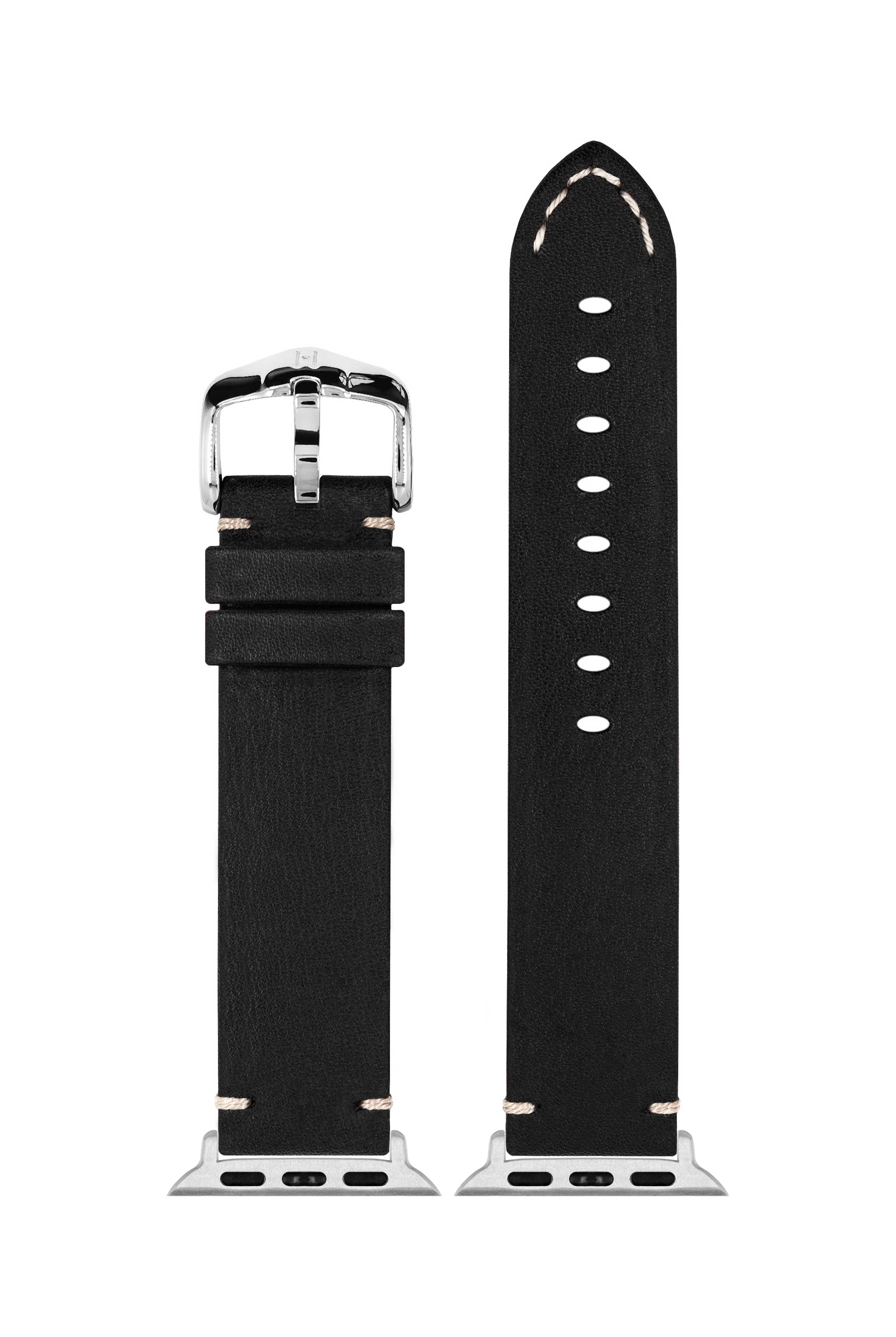 Hirsch Ranger for Apple Watch L Black kellon ranneke