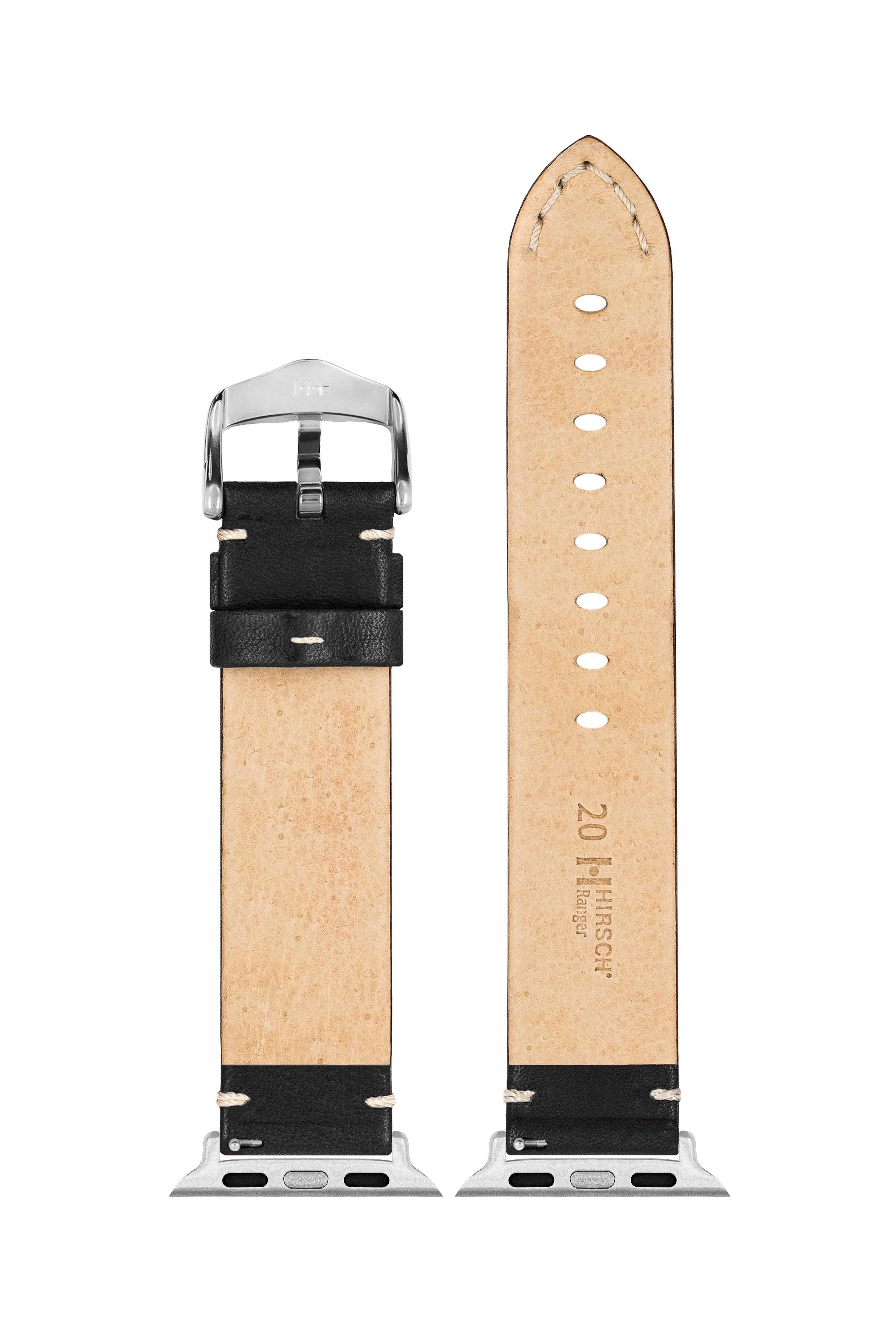 Hirsch Ranger for Apple Watch L Black kellon ranneke 05402050AD