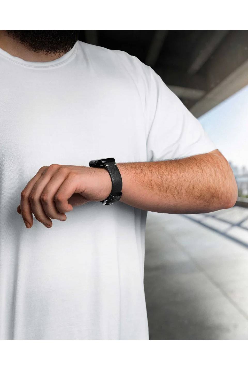 Hirsch Ranger for Apple Watch L Black kellon ranneke 05402050AD