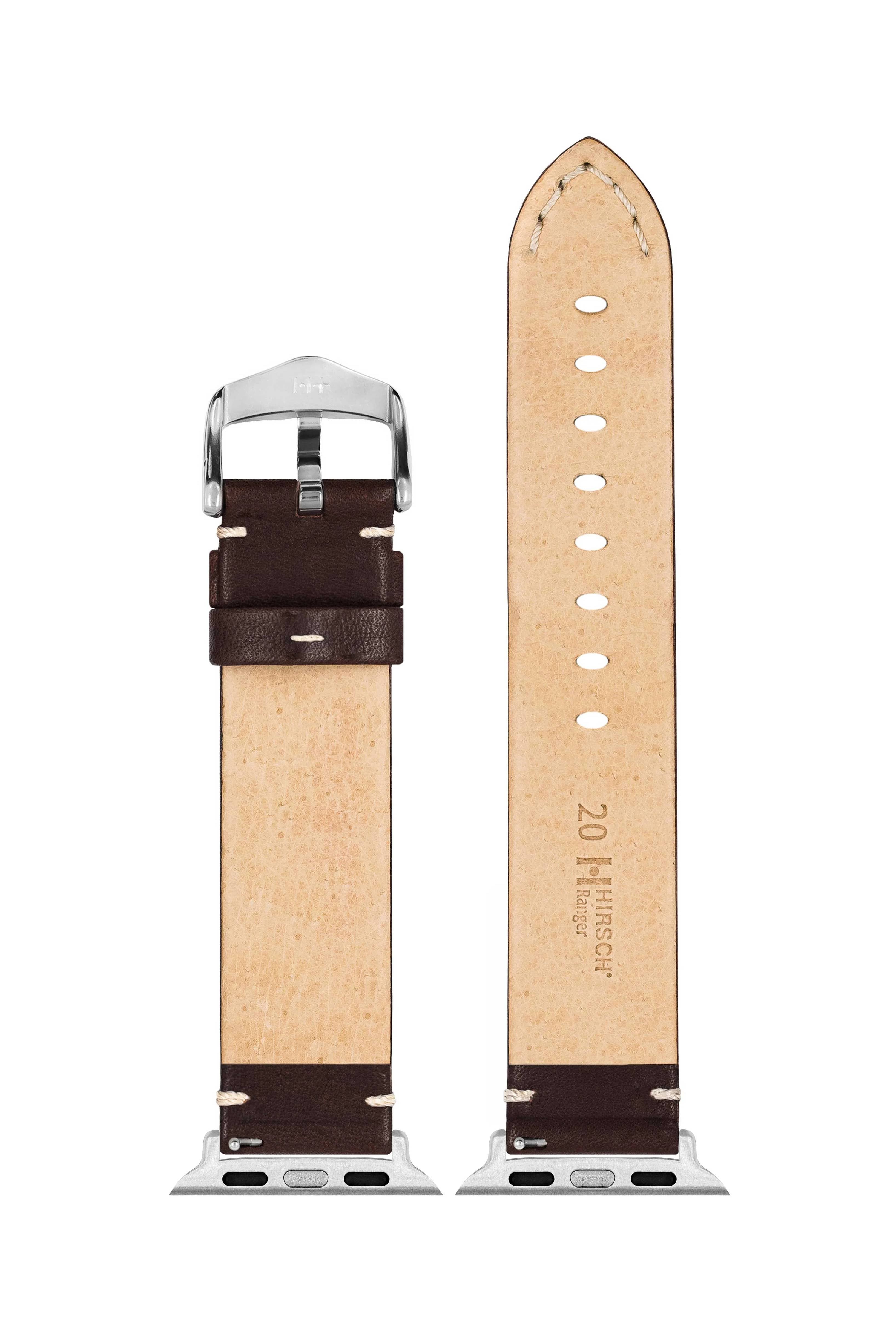 Hirsch Ranger for Apple Watch L Brown kellon ranneke