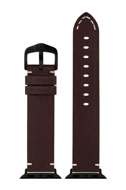 Hirsch Ranger for Apple Watch kelloranneke, ruskea
