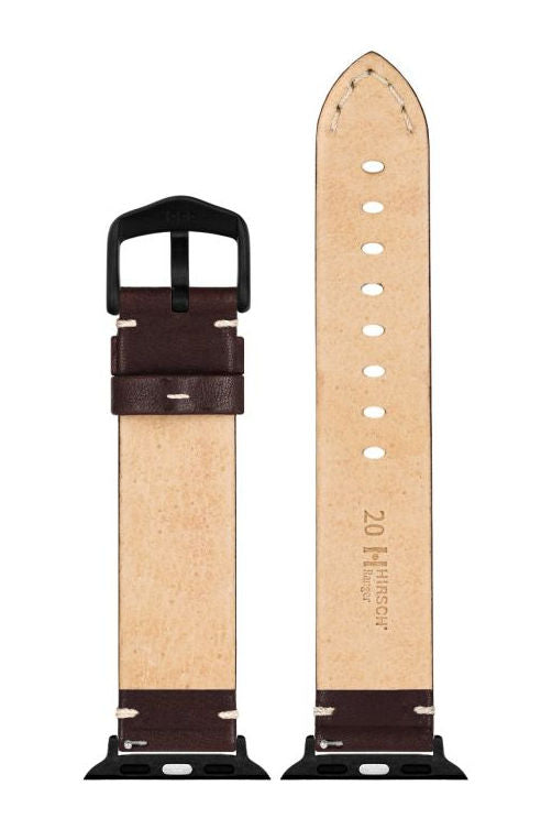 Hirsch Ranger for Apple Watch kelloranneke, ruskea