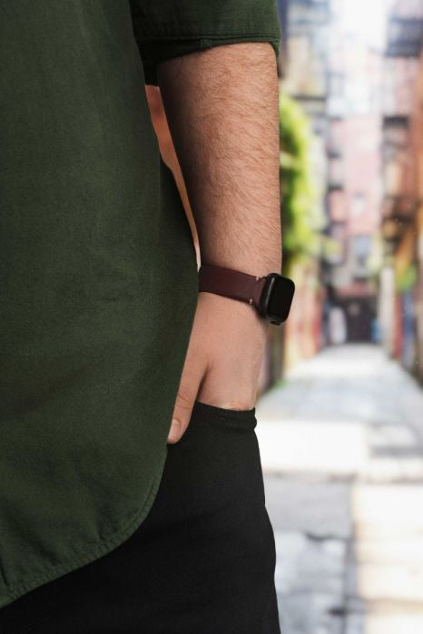 Hirsch Ranger for Apple Watch kelloranneke, ruskea