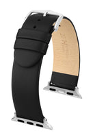 Hirsch Scandic for Apple Watch kelloranneke, musta