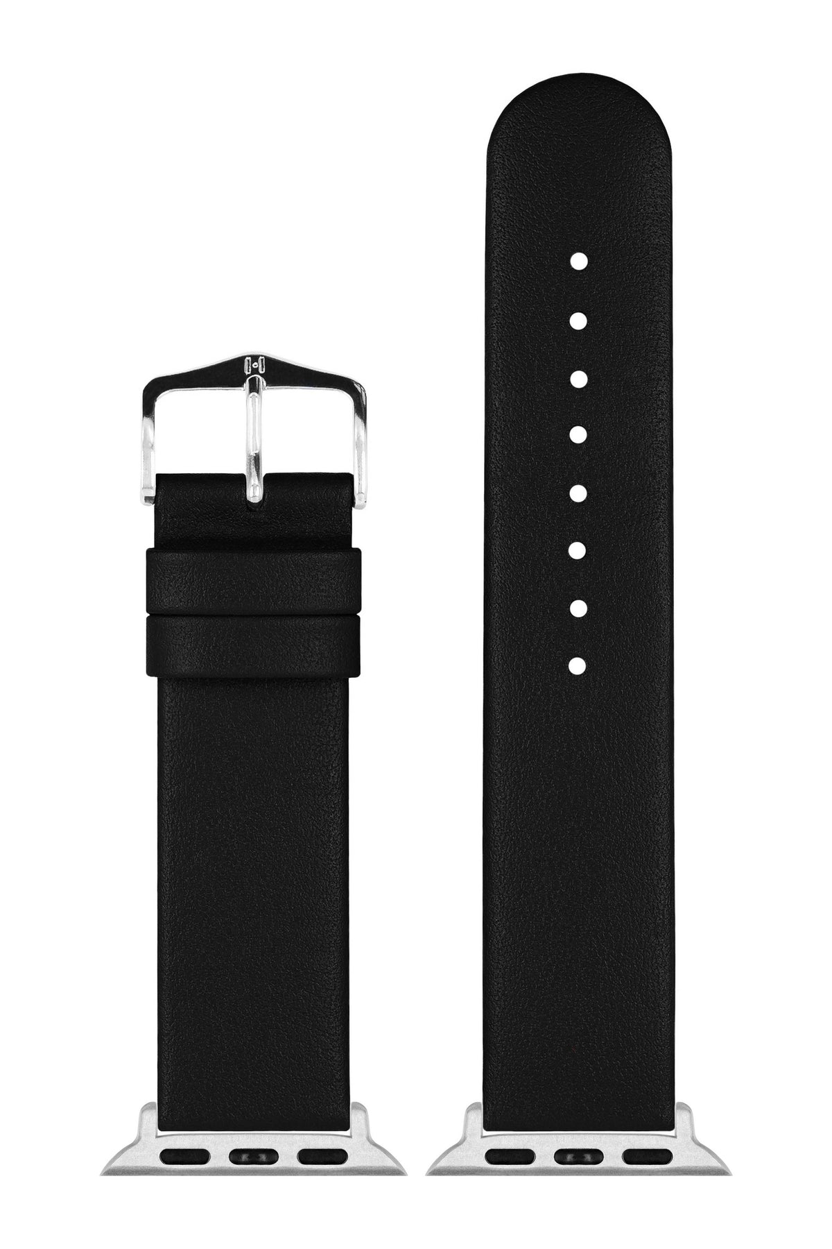 Hirsch Scandic for Apple Watch kelloranneke, musta