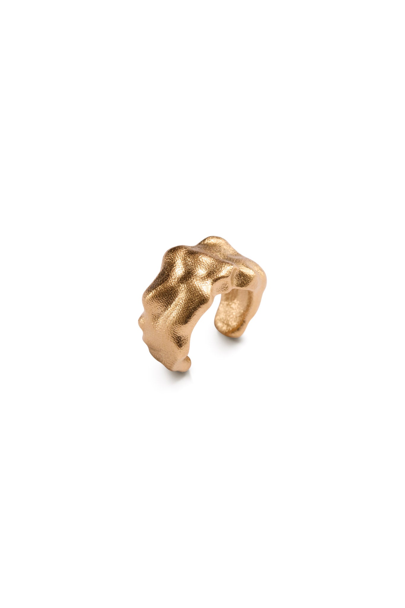 Kalevala Itu earcuff korvakoru (1kpl), kullattu hopea