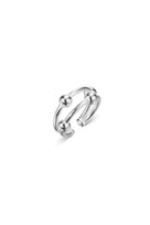Kalevala Kehät ear cuff hopea