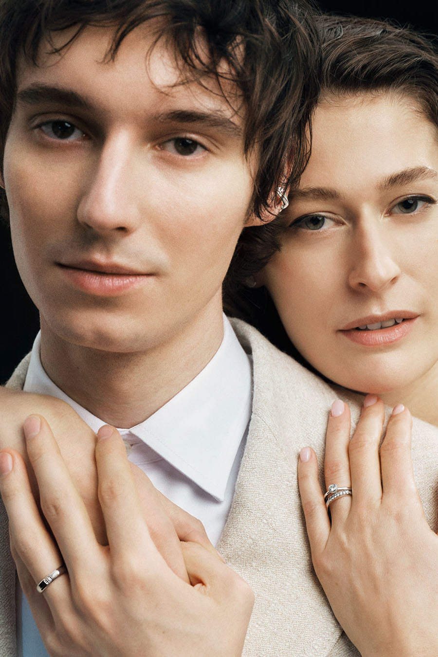 Kalevala Love Valittu valkokultainen timanttisormus 0,23ct