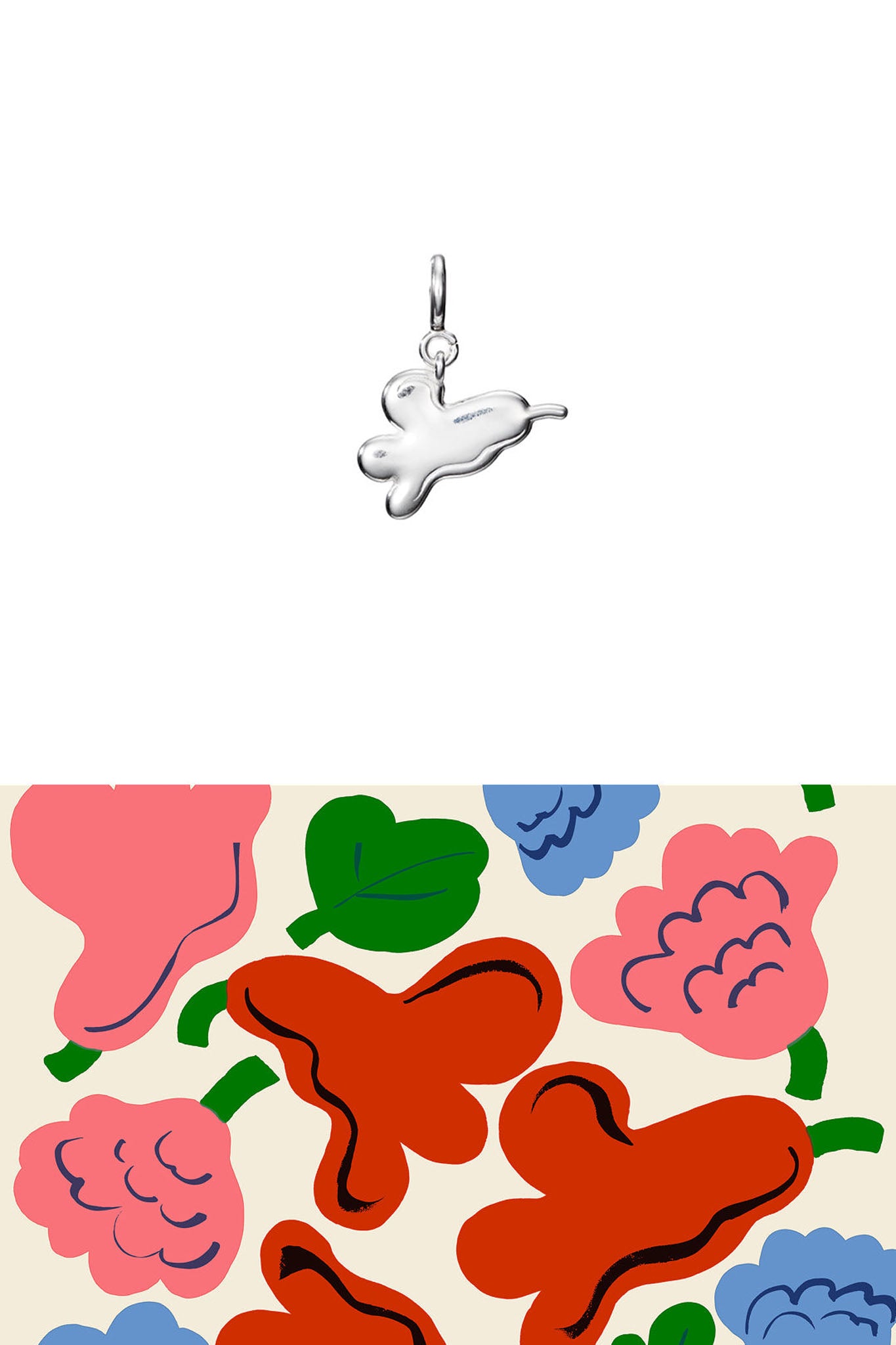 Kalevala x Marimekko Garden Kukasta kukkaan -hela hopea