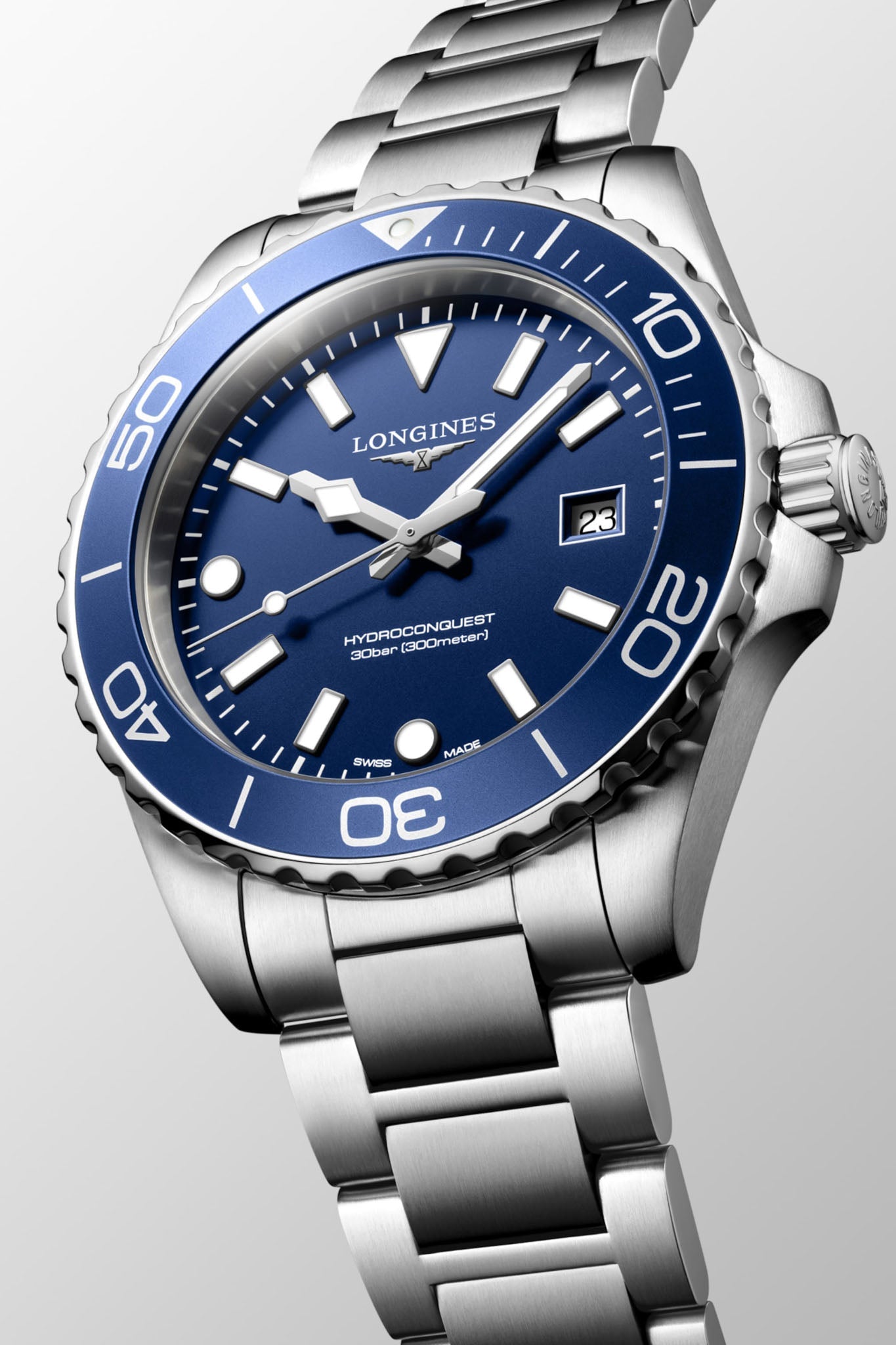 Longines Hydroconquest 42 Quartz rannekello L3.769.4.96.6