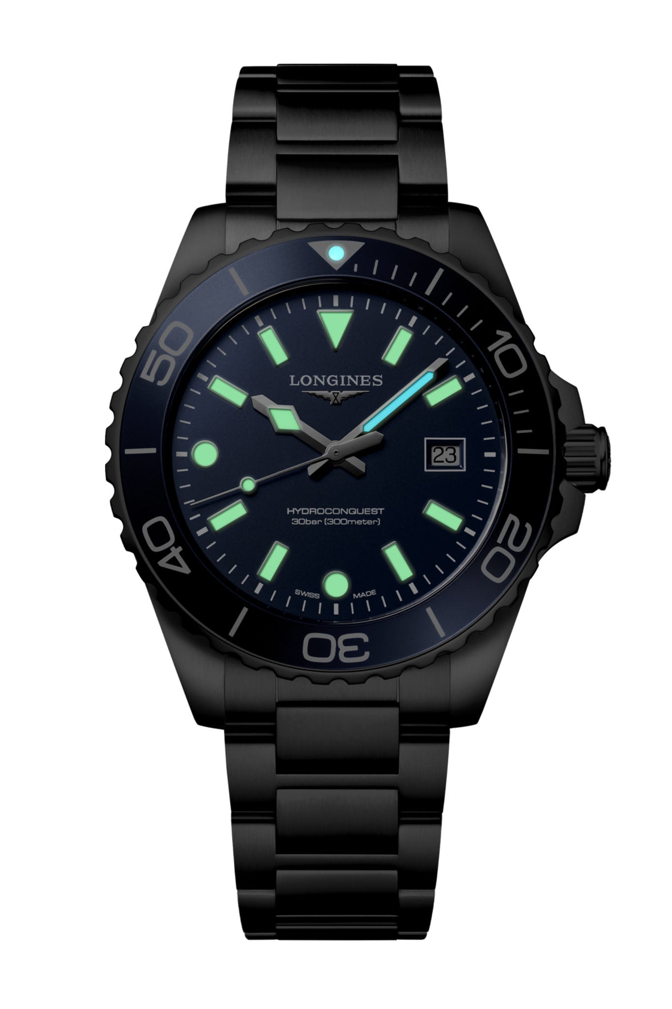 Longines Hydroconquest 42 Quartz rannekello L3.769.4.96.6