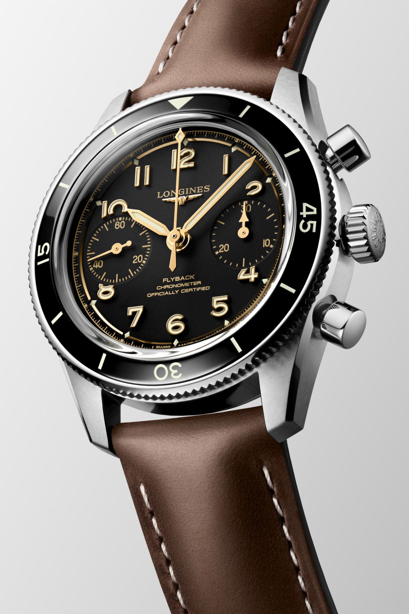 Longines Spirit Pilot Flyback Chrono rannekello