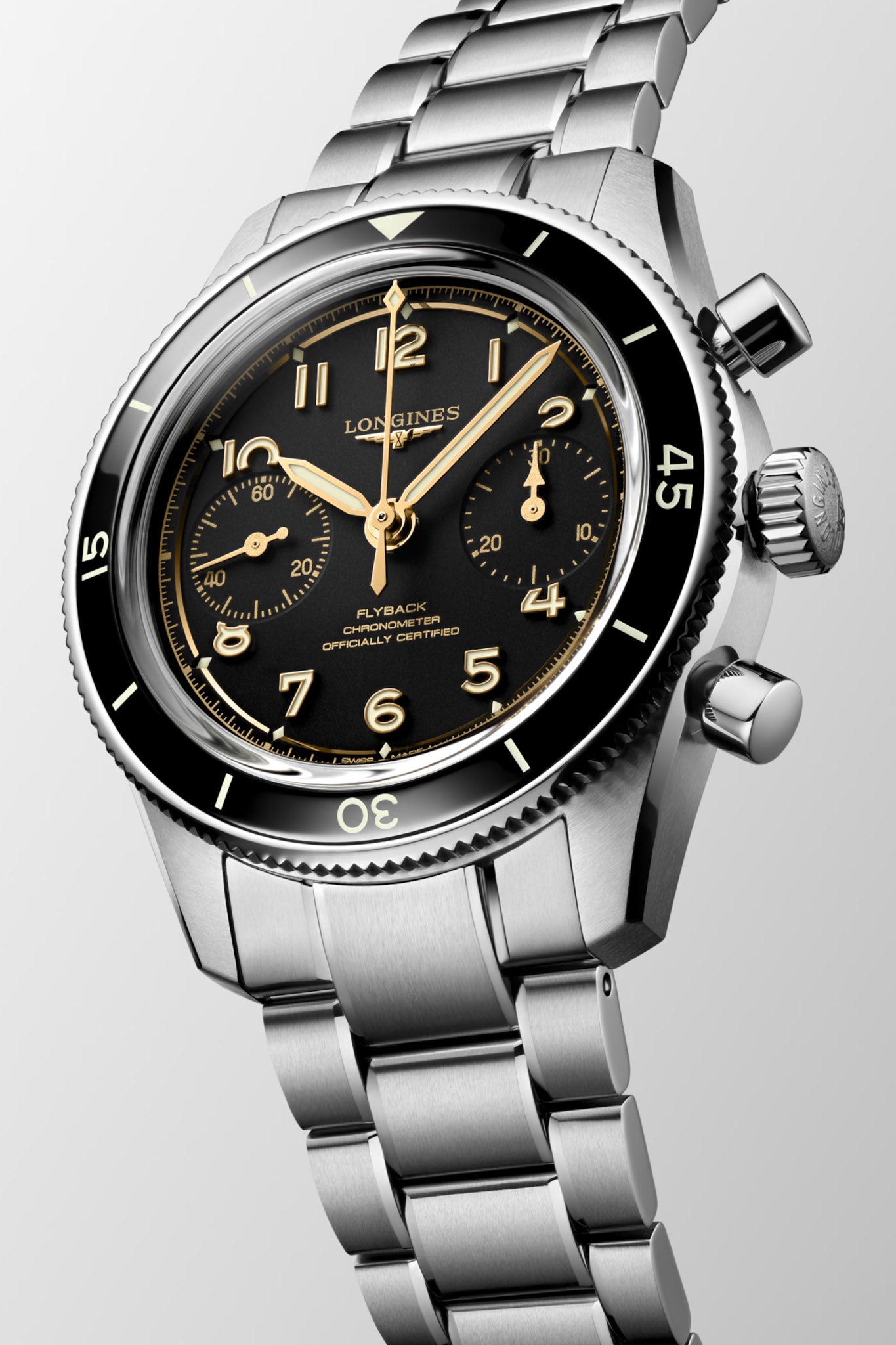 Longines Spirit Pilot Flyback Chrono rannekello