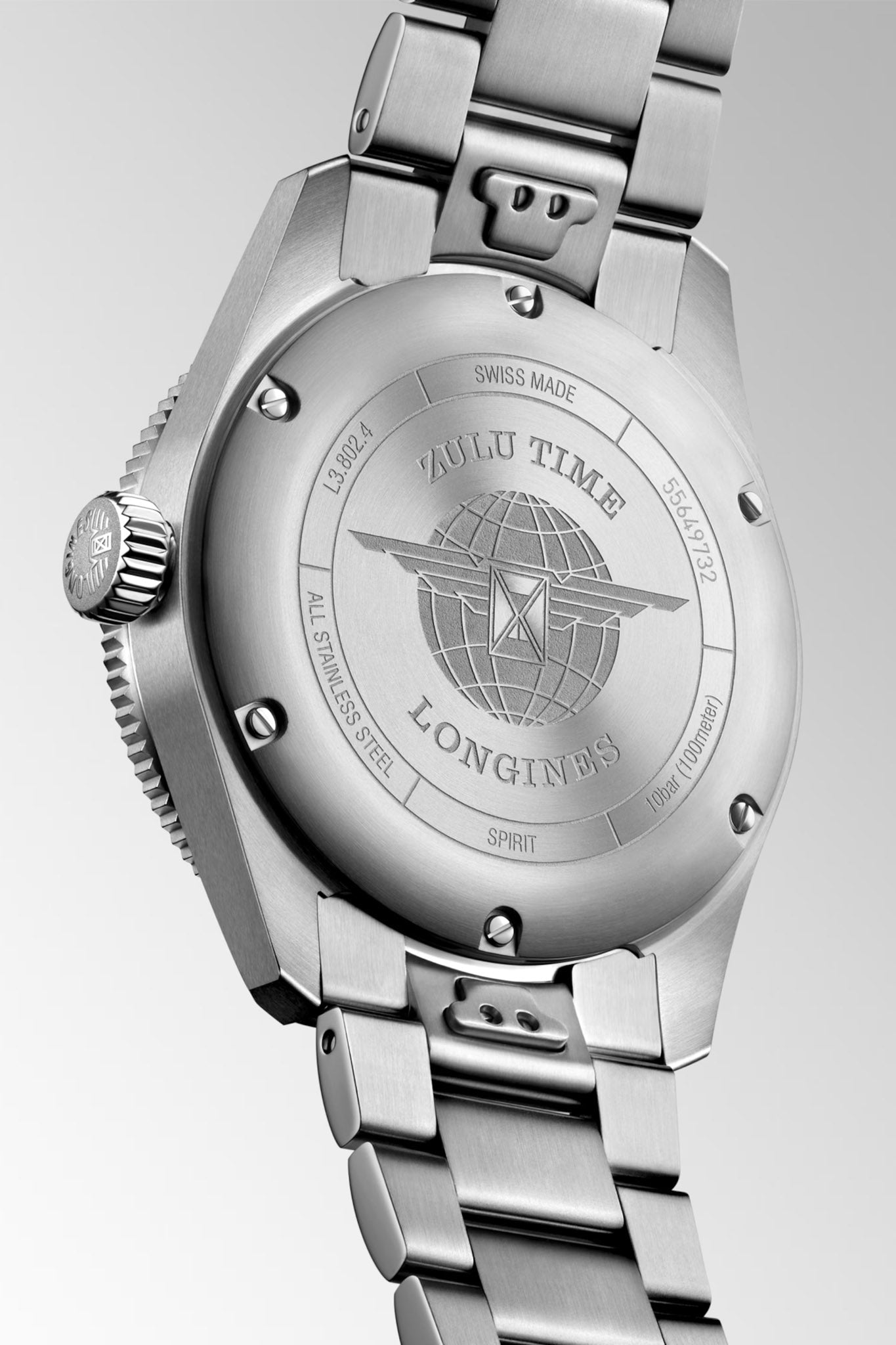 Longines Spirit Zulu Time 39 rannekello