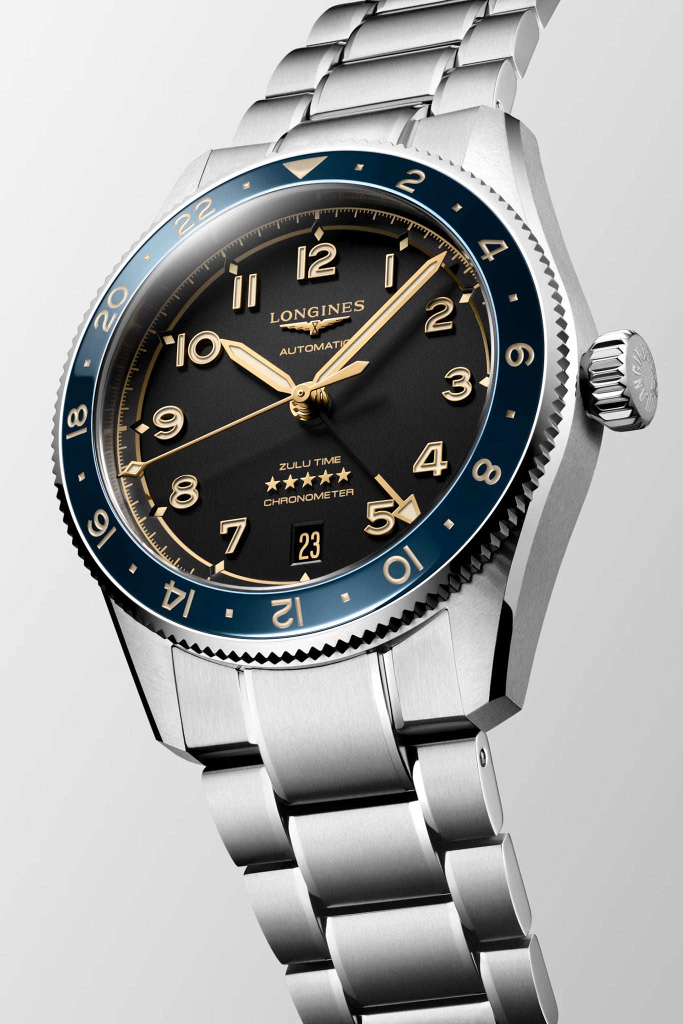 Longines Spirit Zulu Time 39 rannekello