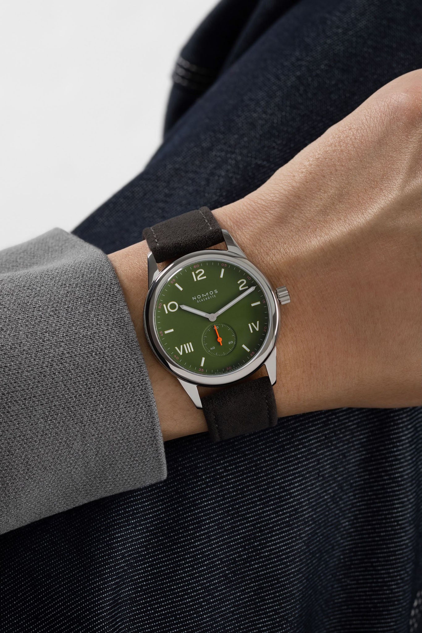 Nomos Glashütte Club Campus 38 All Olive 739.GB