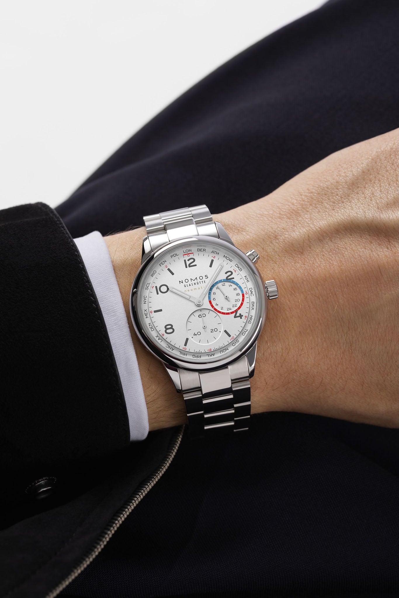 Nomos Glashütte Club Sport Neomatik Worldtimer 792