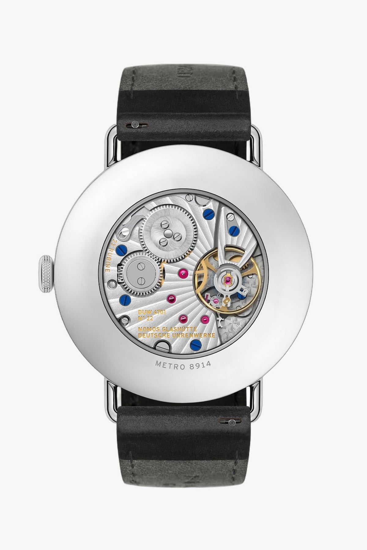 Nomos Glashütte Metro Date Power Reserve Ice Blue 1121