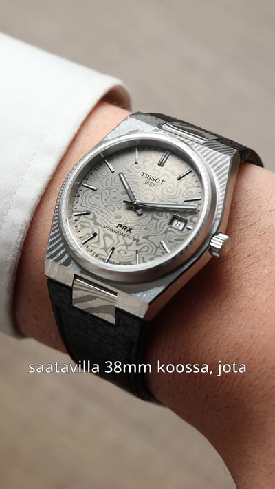 Tissot PRX 38mm Damascus Damaski teräs kello esittelyvideo