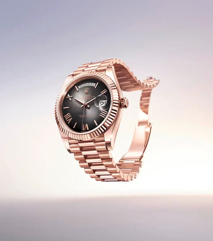 Rolex Day-Date -kellot Everose – Hovisepät