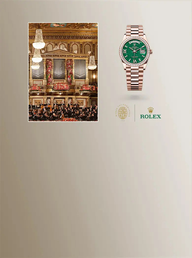 Rolex ja musiikki. Wienin filharmonikot.