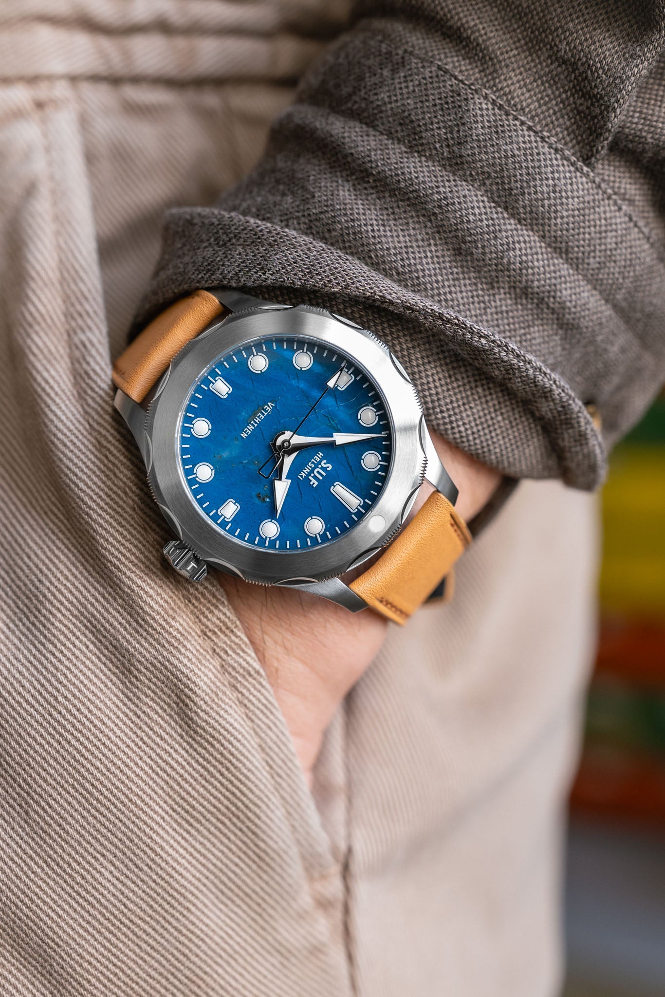 S.U.F Helsinki Vetehinen Blue Spectrolite