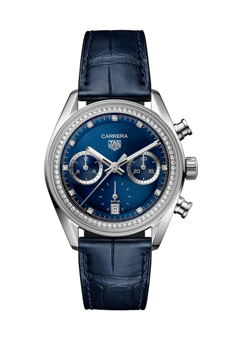 TAG Heuer Carrera Chronograph Glassbox Precious rannekello CBS2214.FC6567 tuotekuva