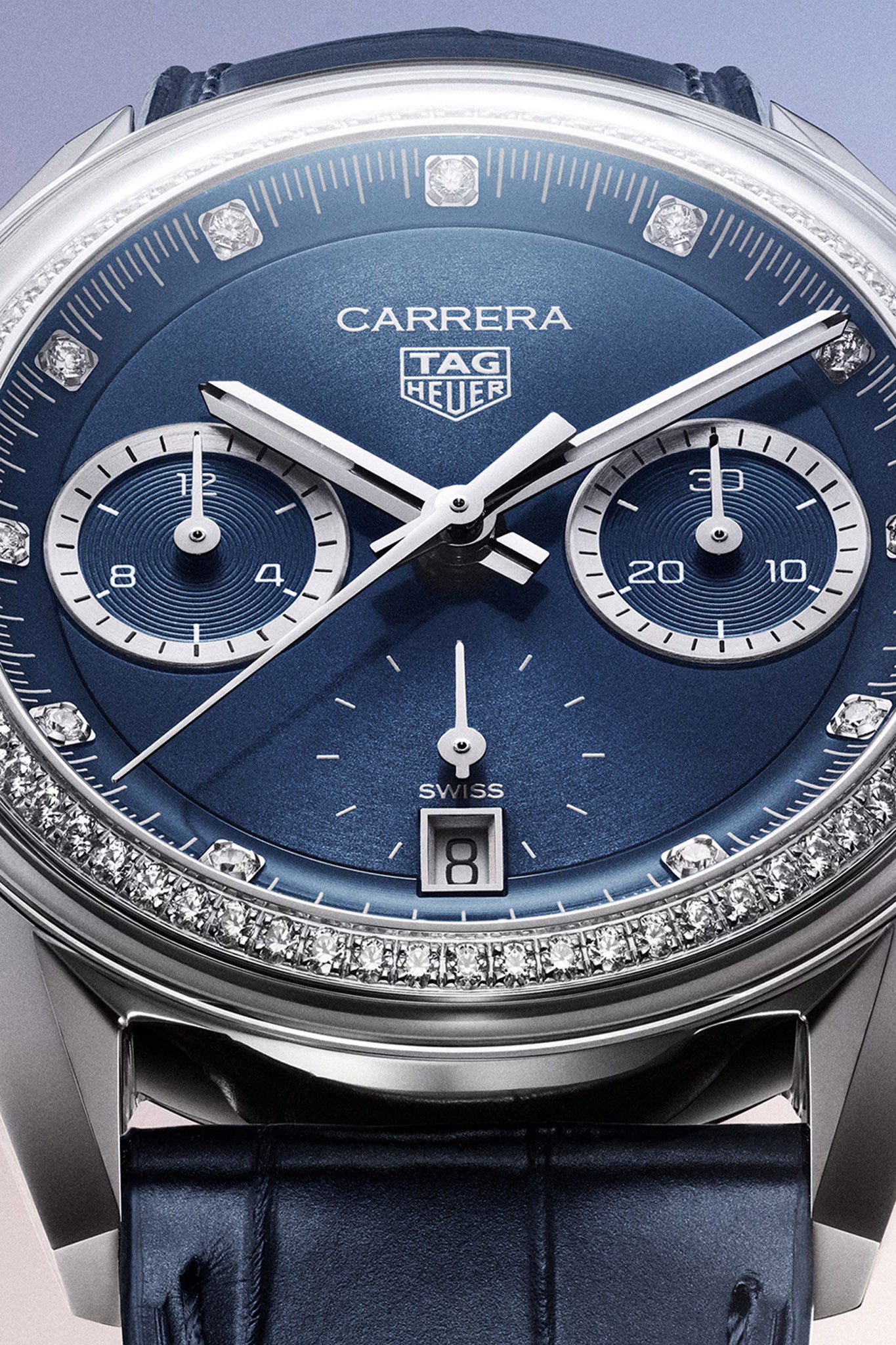 TAG Heuer Carrera Chronograph Glassbox Precious rannekello