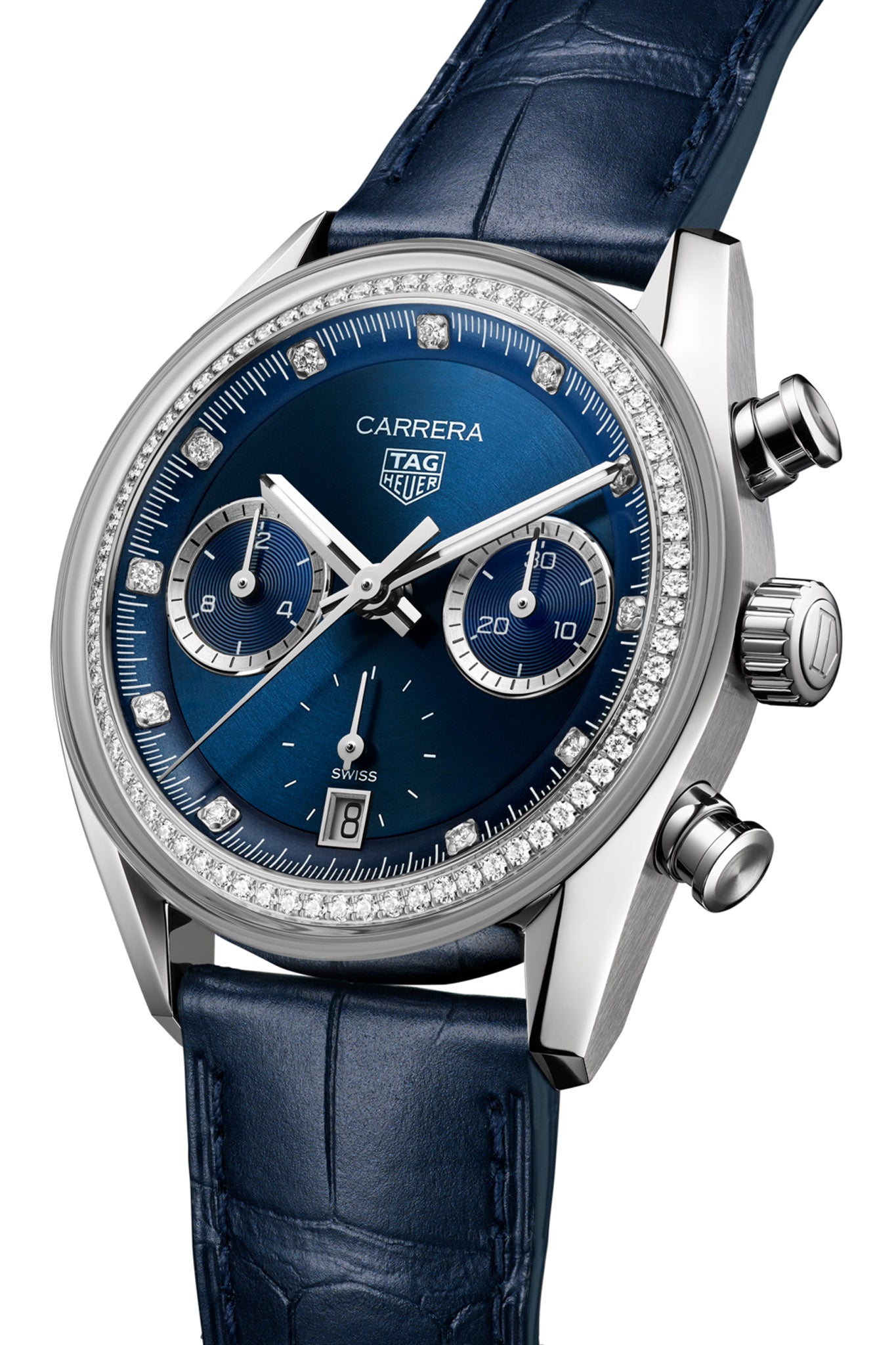 TAG Heuer Carrera Chronograph Glassbox Precious rannekello