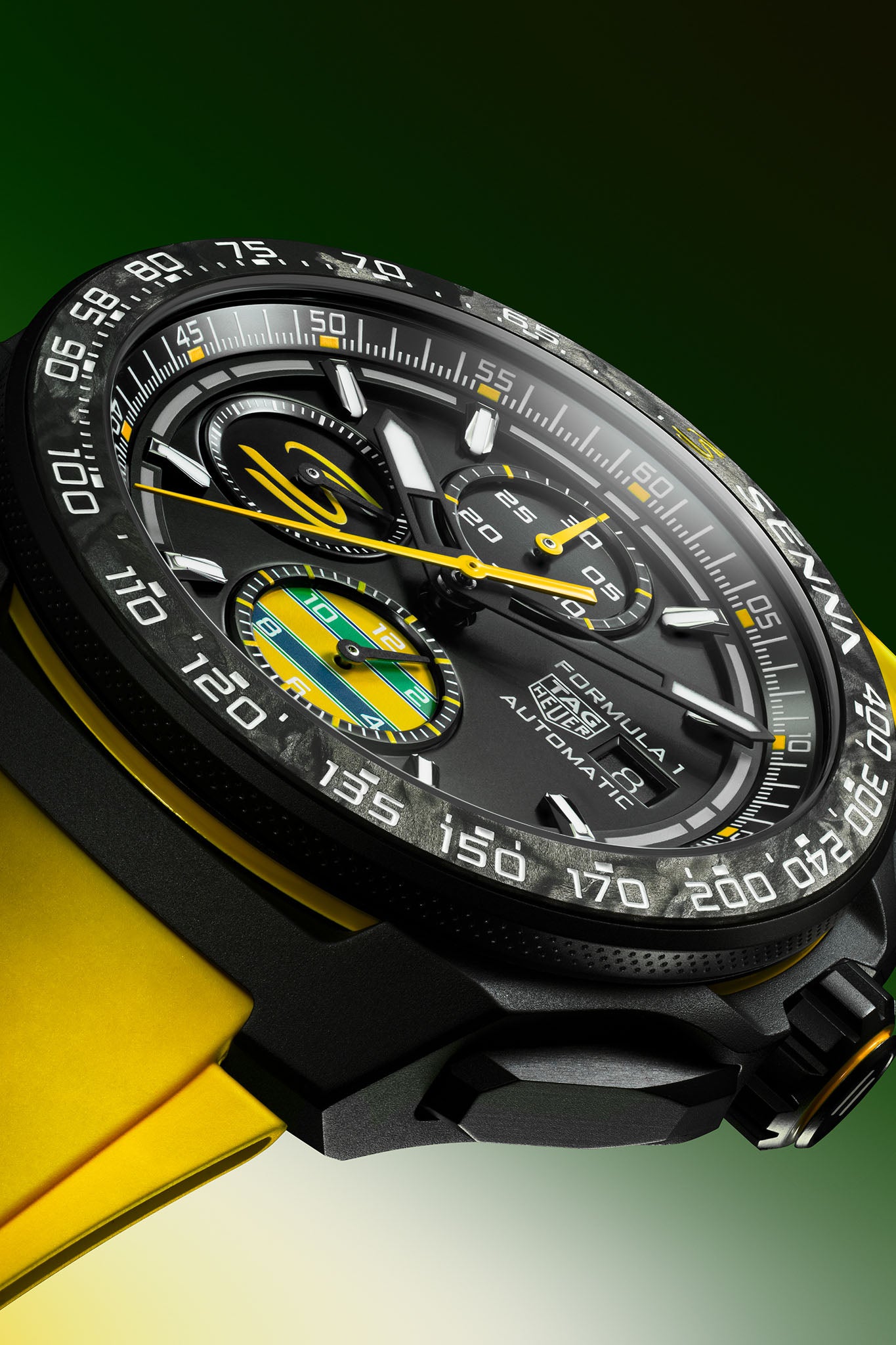 TAG Heuer Formula 1 Chronograph x Senna rannekello
