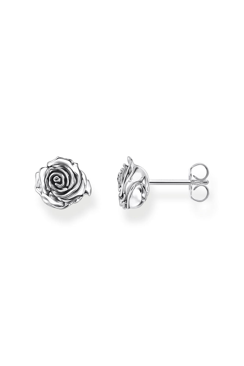 Thomas Sabo Midnight Rose hopeiset korvakorut H2323-637-21 tuotekuva