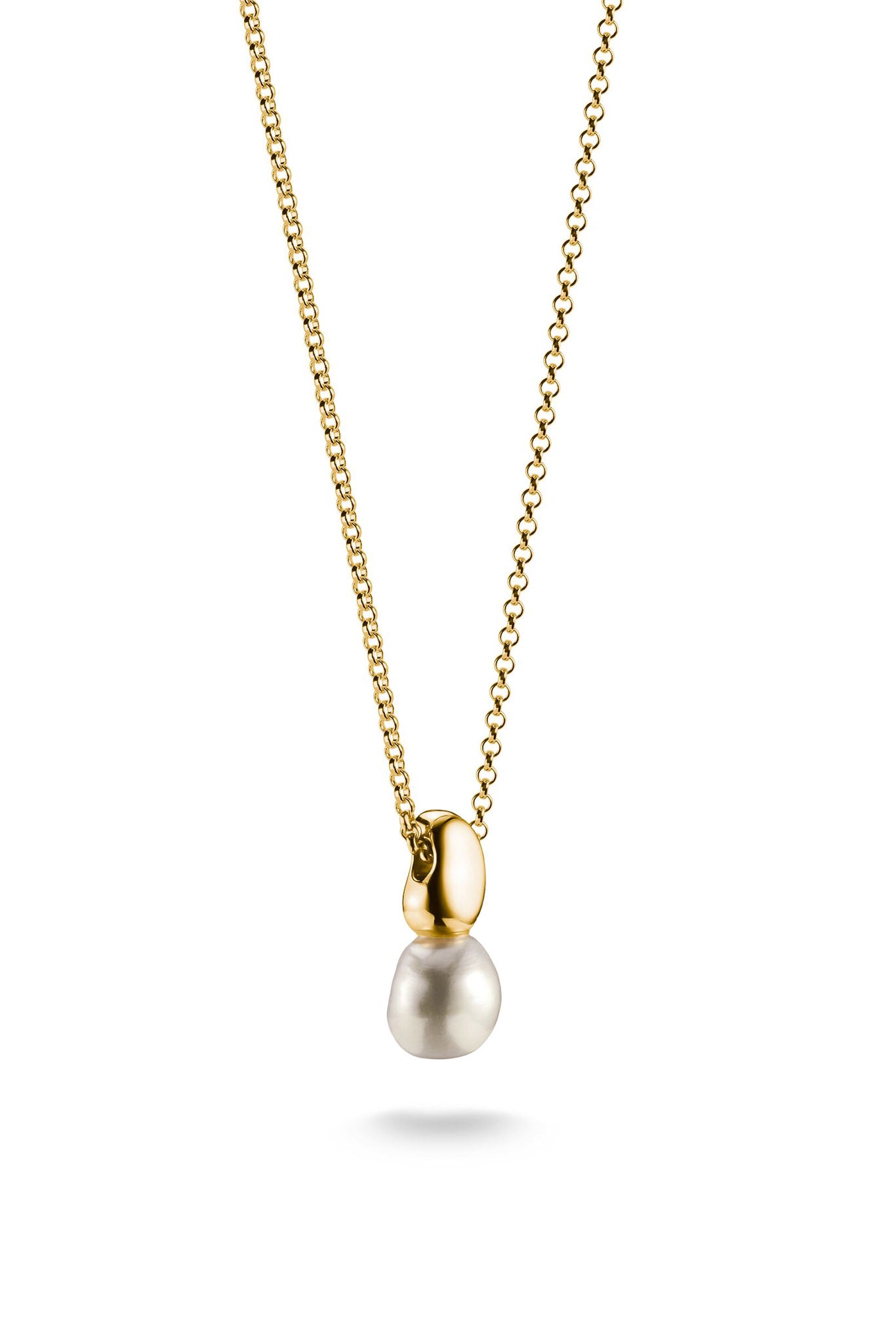 Thomas Sabo Natural beauty hopeinen kullattu helmikaulakoru