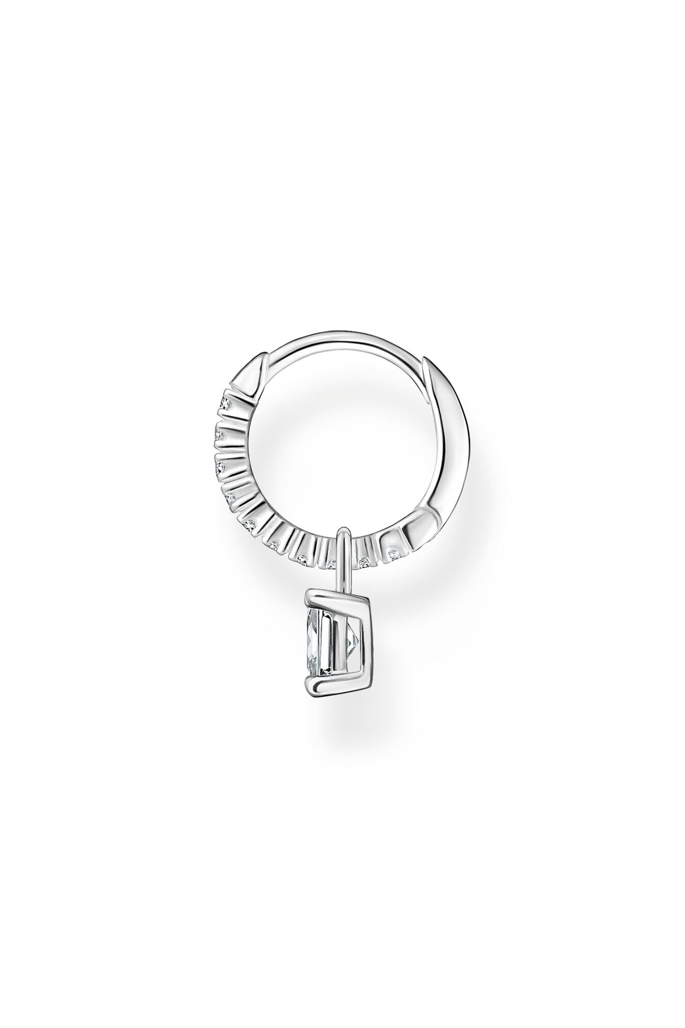Thomas Sabo Single hoop stones hopeakorvarengas (1kpl)