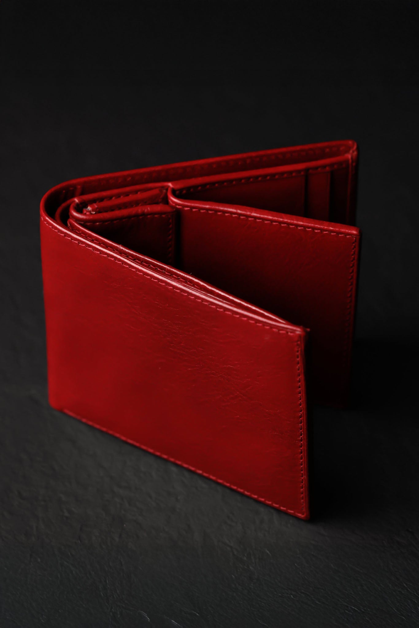 Time Resistance Daniel, nahkalompakko, punainen