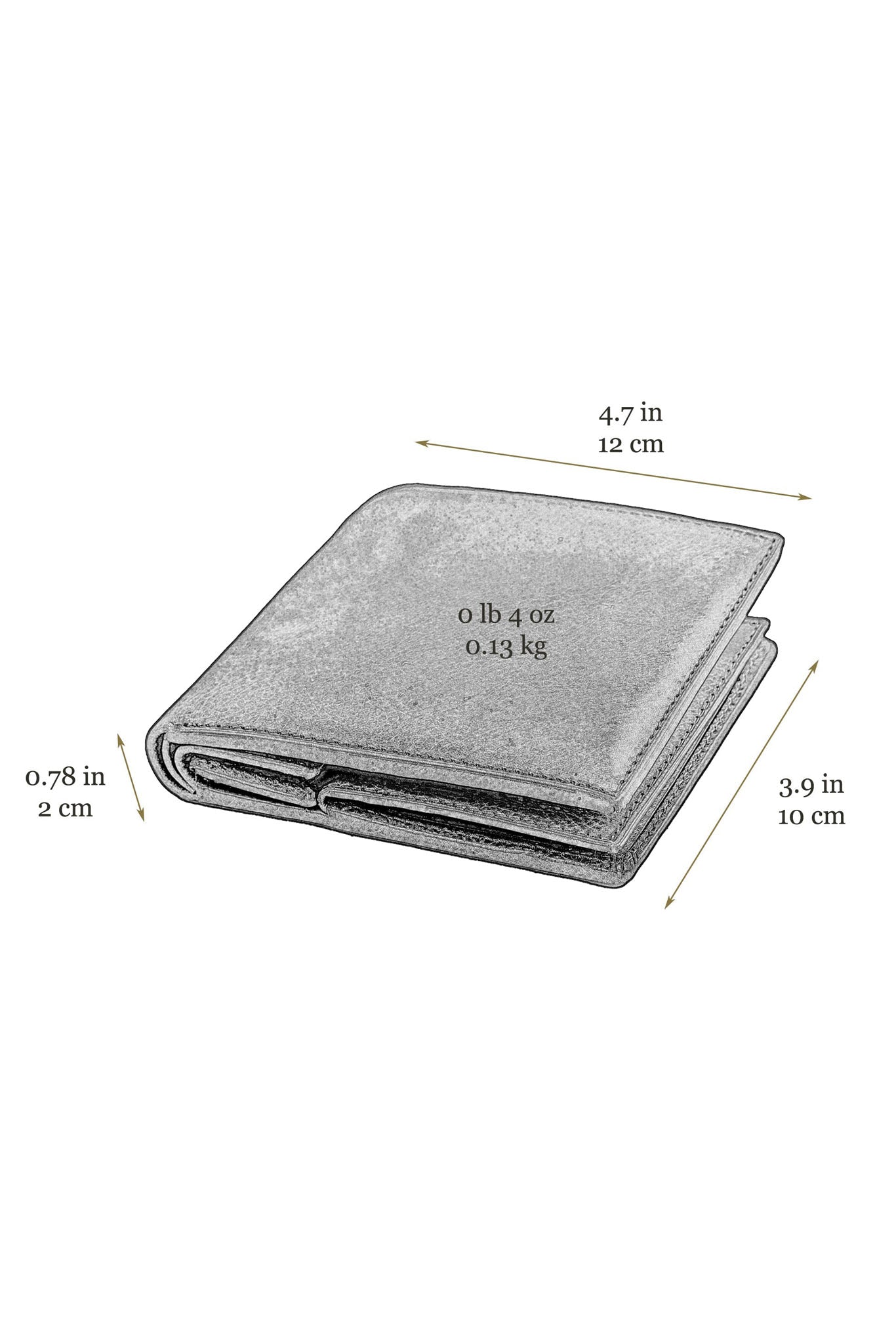 Time Resistance Daniel, nahkalompakko, ruskea