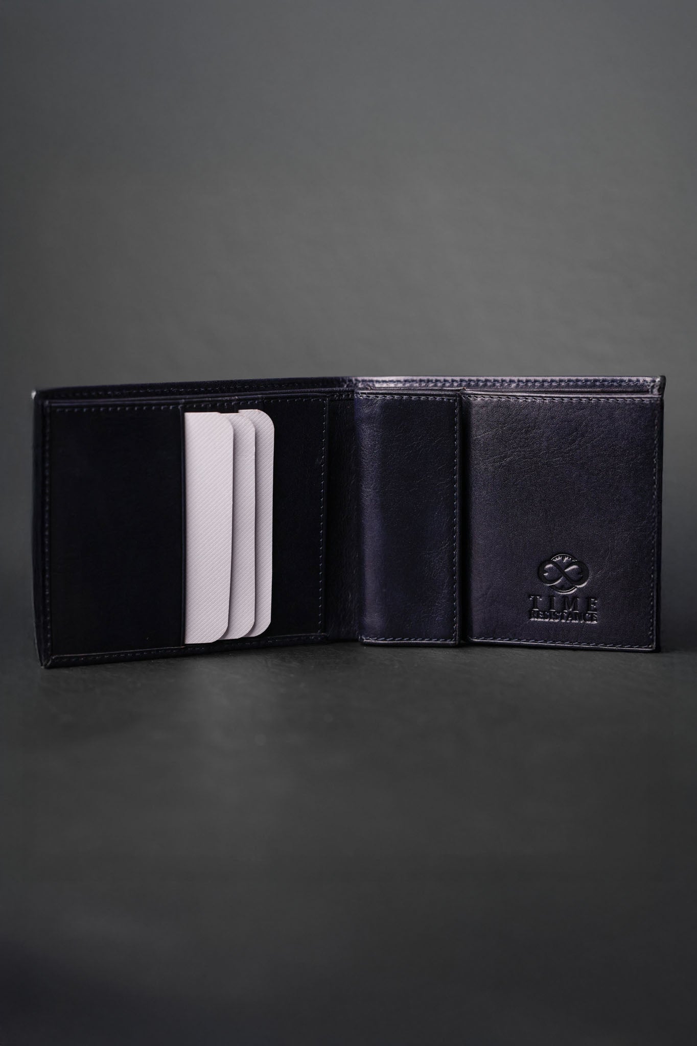 Time Resistance Daniel, nahkalompakko, sininen