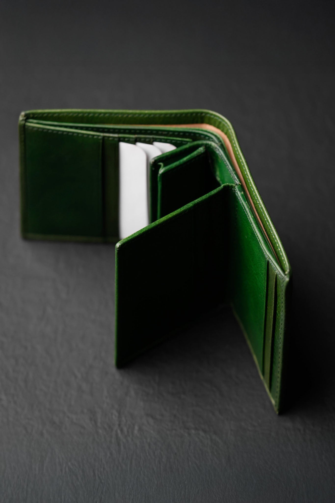 Time Resistance Daniel, nahkalompakko, vihreä