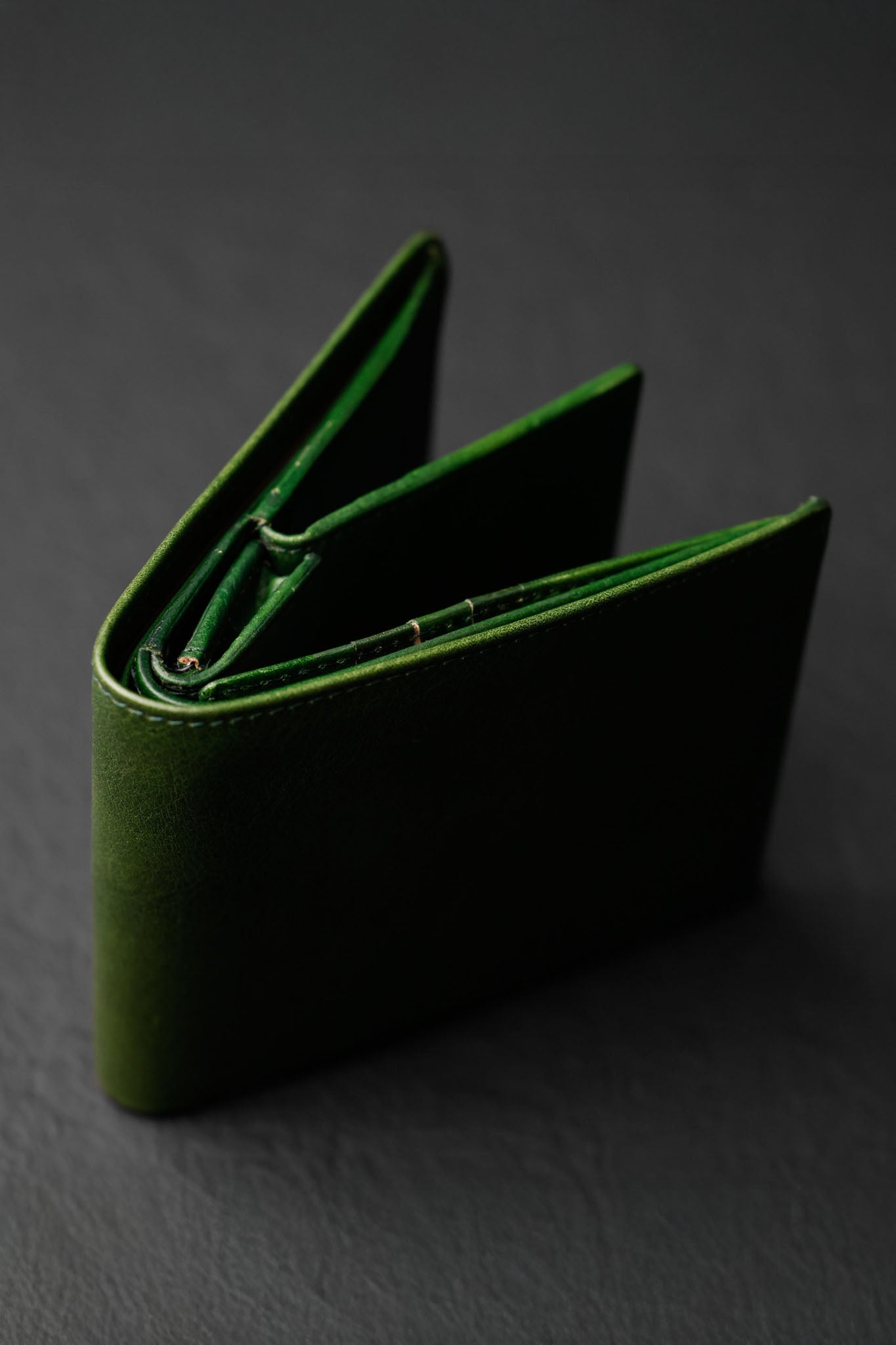 Time Resistance Daniel, nahkalompakko, vihreä