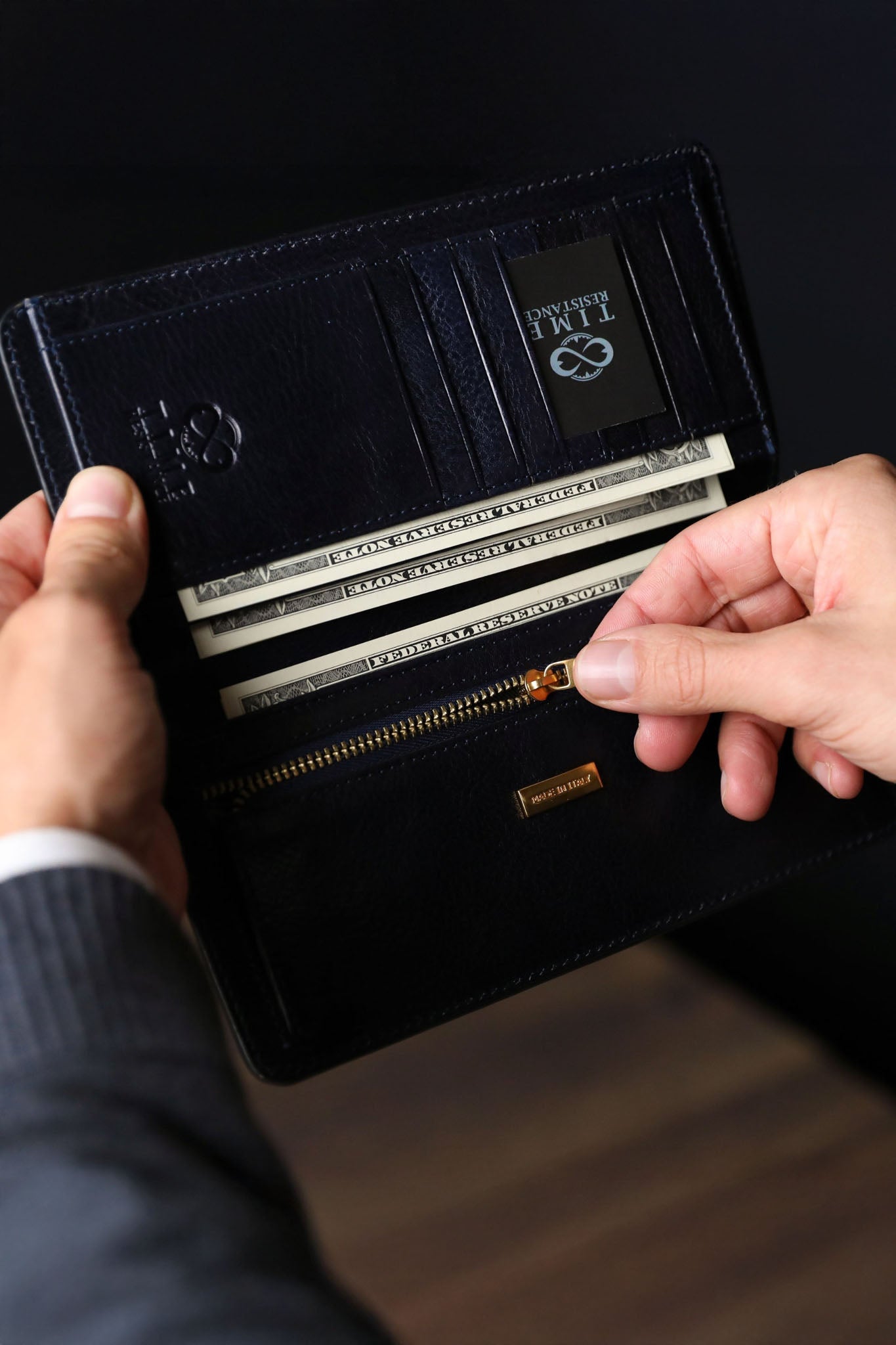 Time Resistance The Periodic Table, coat wallet lompakko, sininen