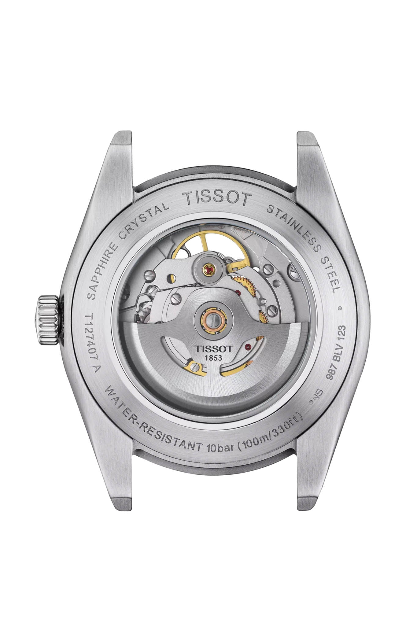 Tissot Gentleman Powermatic 80 Open heart rannekello