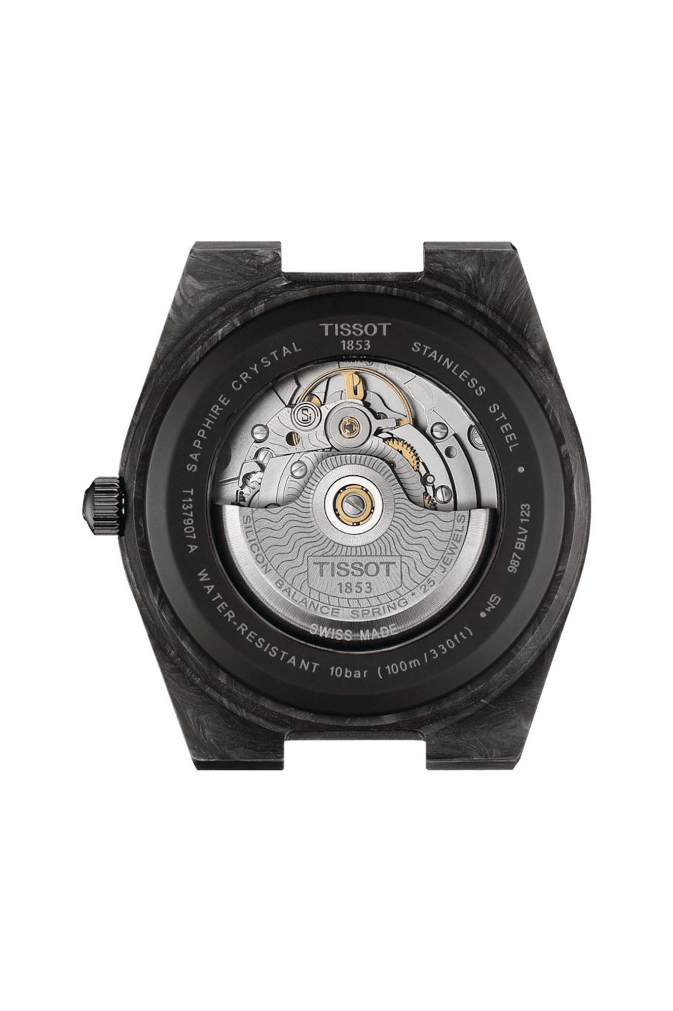 Tissot PRX Powermatic 80 hiilikuitu miesten rannekello