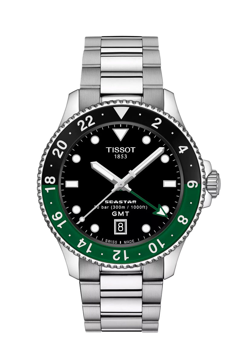 Tissot Seastar 1000 GMT 40 miesten rannekello T120.852.11.051.00  tuotekuva