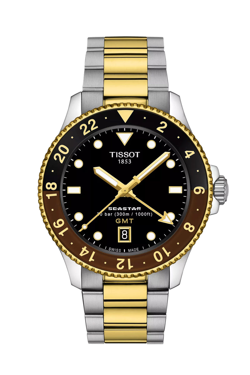 Tissot Seastar 1000 GMT 40 miesten rannekello T120.852.22.051.00  tuotekuva