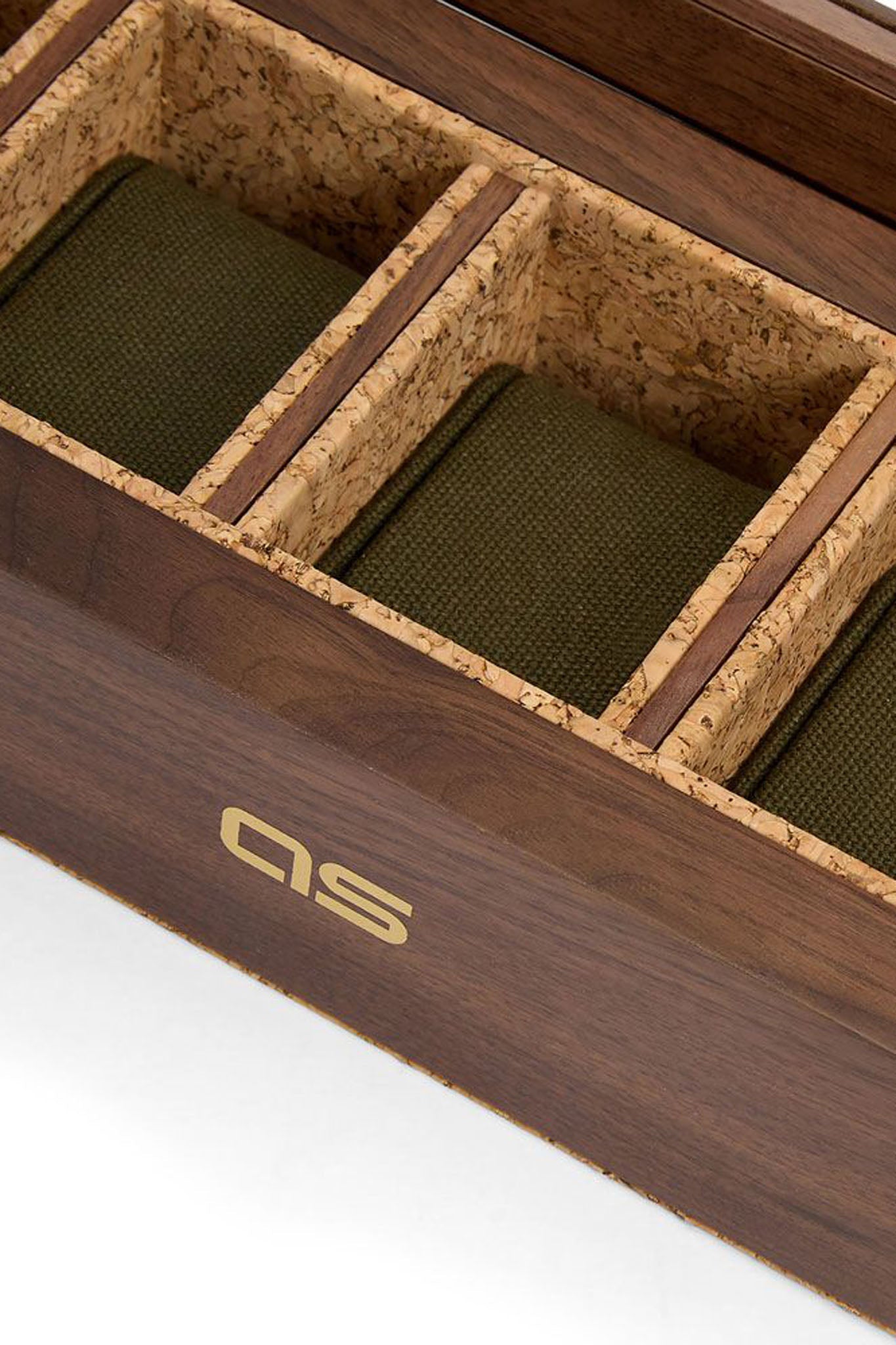 Wolf 1834 Analog:Shift Flatiron II, 5 kellon säilytyslaatikko, walnut